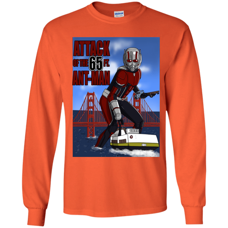 T-Shirts Orange / YS Attack of the 65 ft. Ant-Man Youth Long Sleeve T-Shirt