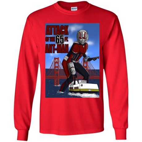 T-Shirts Red / YS Attack of the 65 ft. Ant-Man Youth Long Sleeve T-Shirt