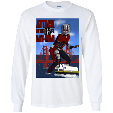 T-Shirts White / YS Attack of the 65 ft. Ant-Man Youth Long Sleeve T-Shirt