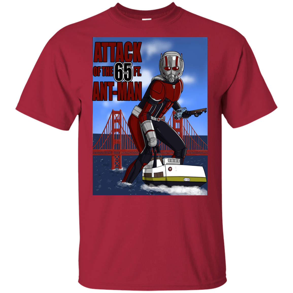 T-Shirts Cardinal / YXS Attack of the 65 ft. Ant-Man Youth T-Shirt