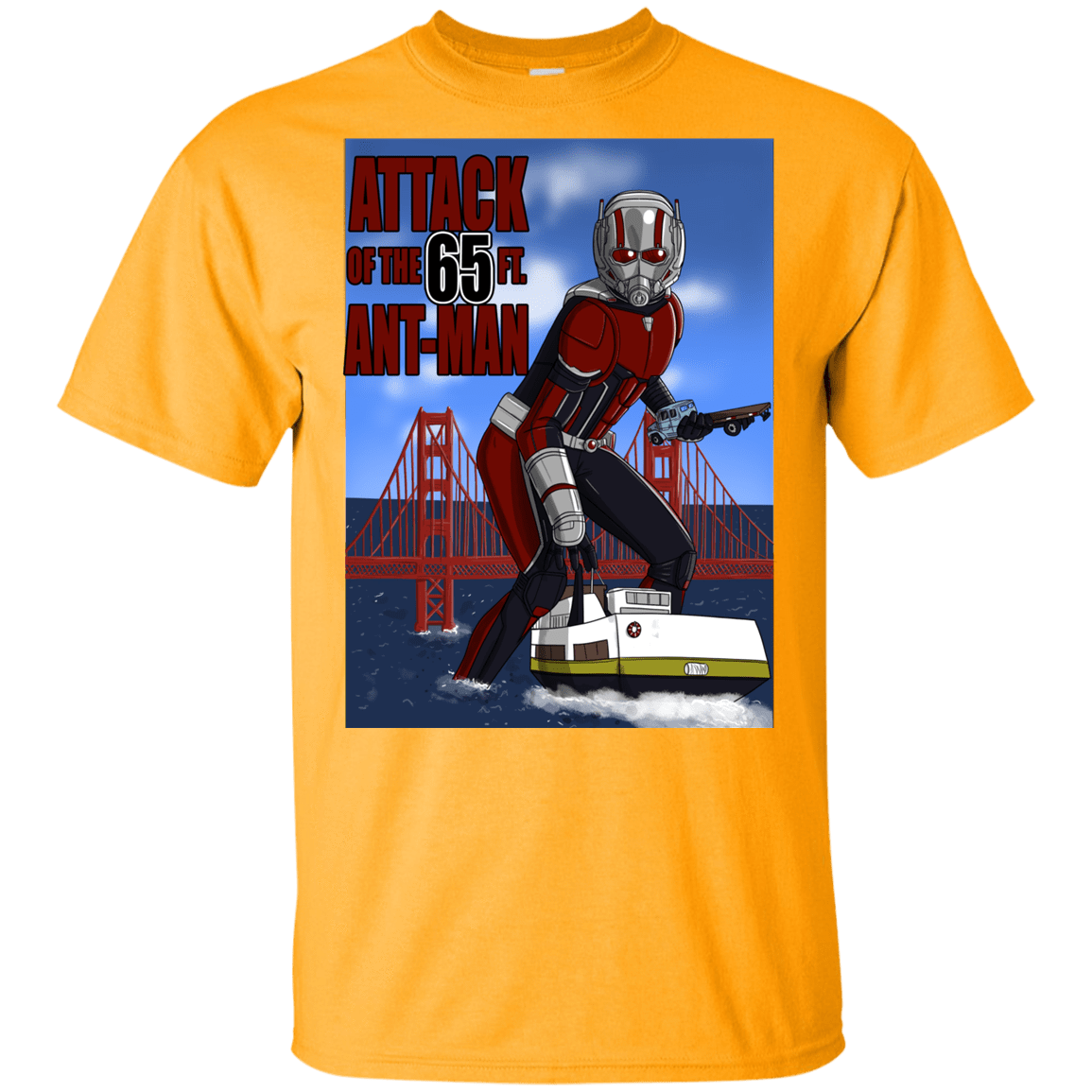 T-Shirts Gold / YXS Attack of the 65 ft. Ant-Man Youth T-Shirt