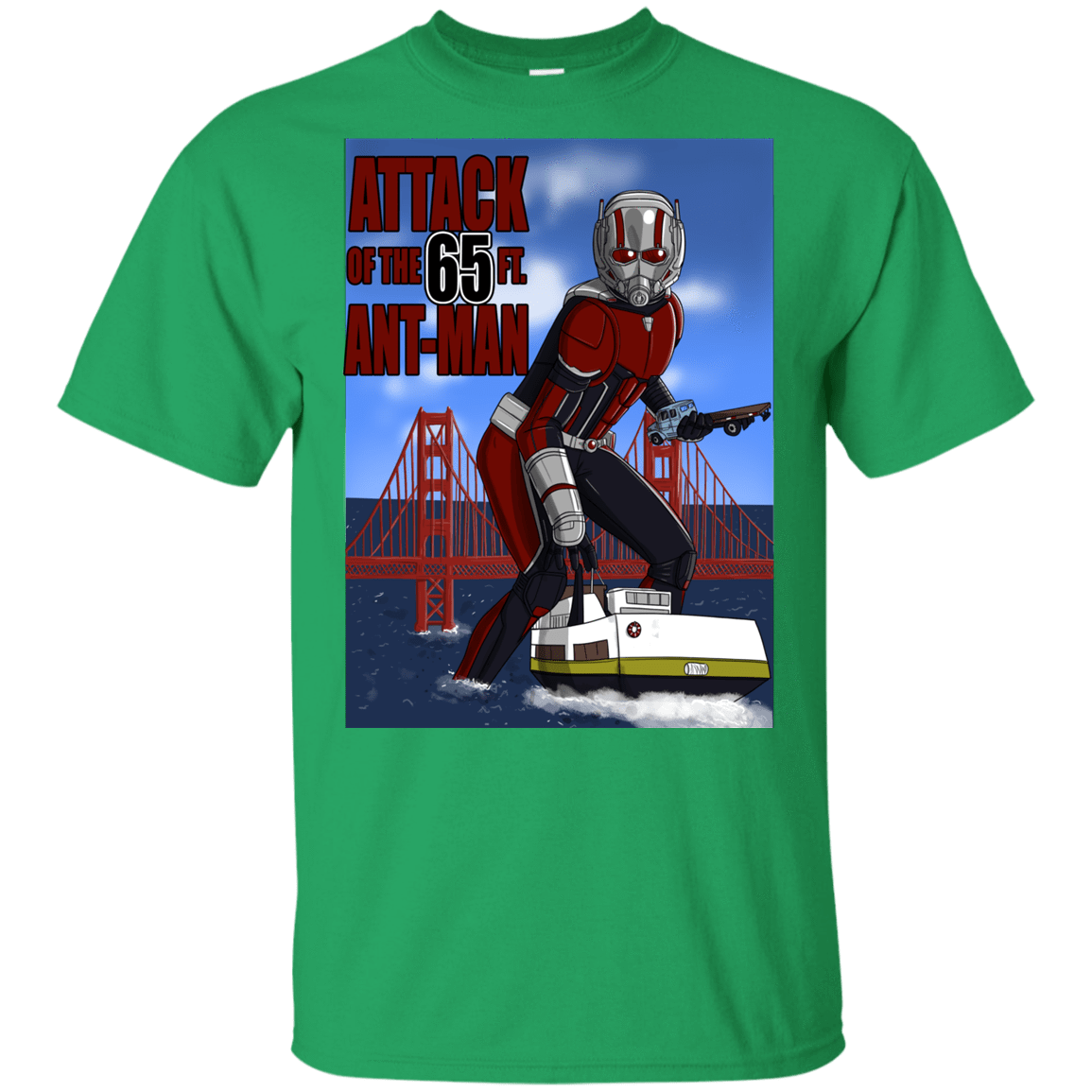 T-Shirts Irish Green / YXS Attack of the 65 ft. Ant-Man Youth T-Shirt