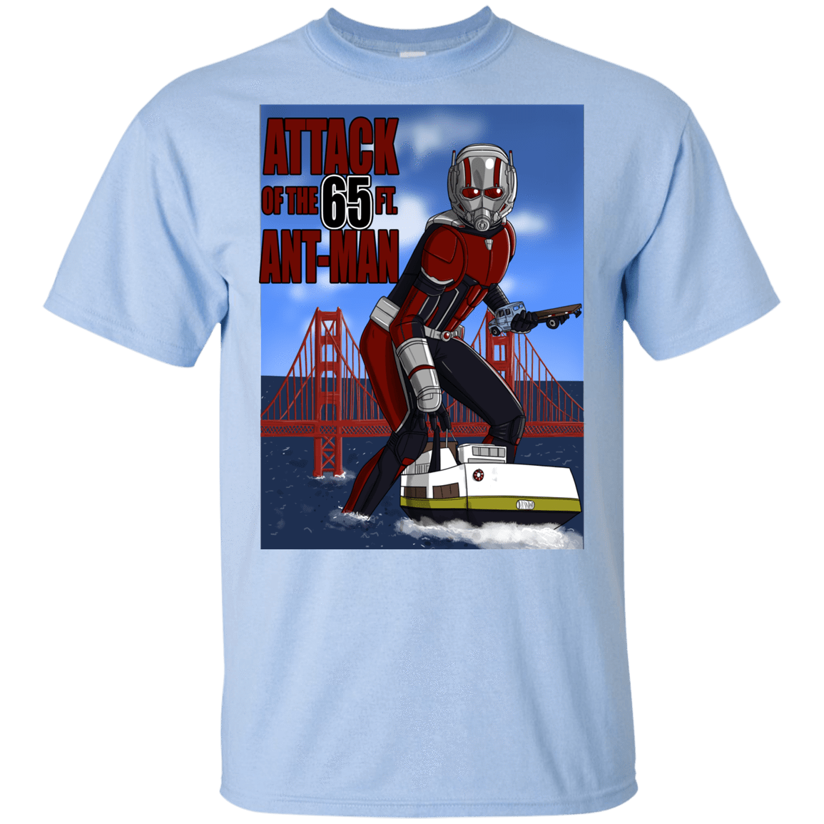 T-Shirts Light Blue / YXS Attack of the 65 ft. Ant-Man Youth T-Shirt