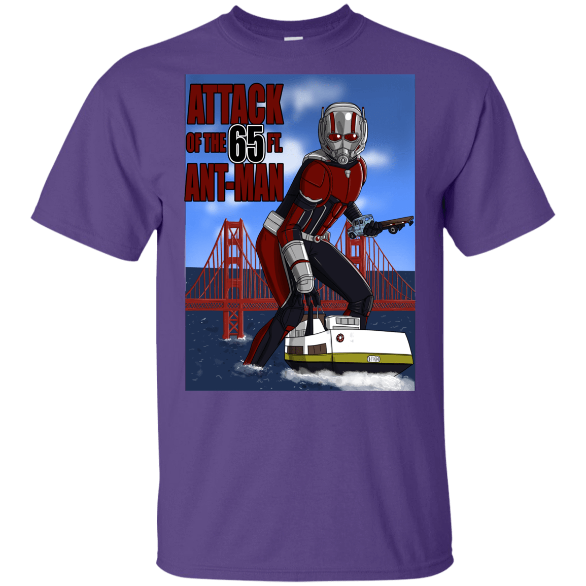T-Shirts Purple / YXS Attack of the 65 ft. Ant-Man Youth T-Shirt