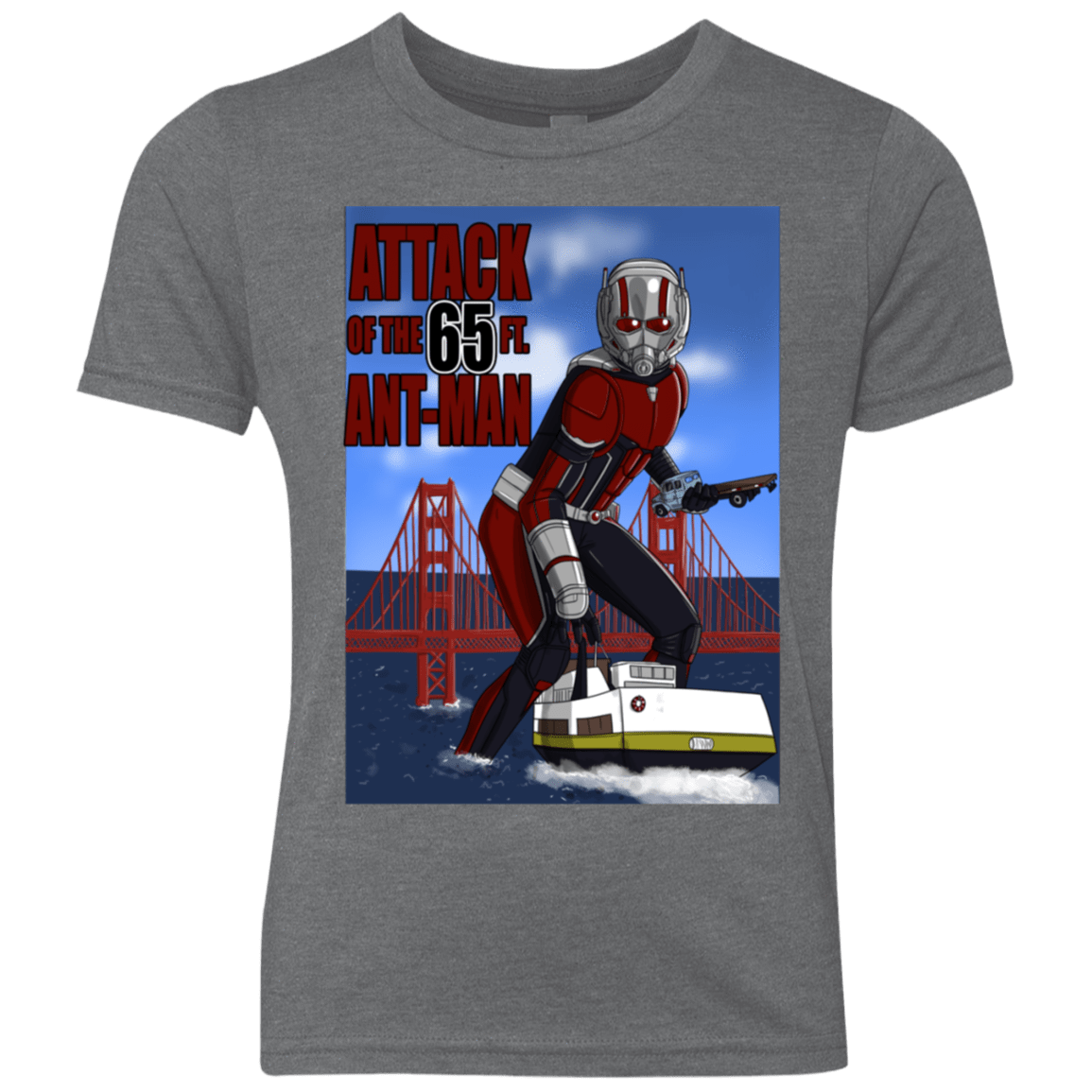 T-Shirts Premium Heather / YXS Attack of the 65 ft. Ant-Man Youth Triblend T-Shirt