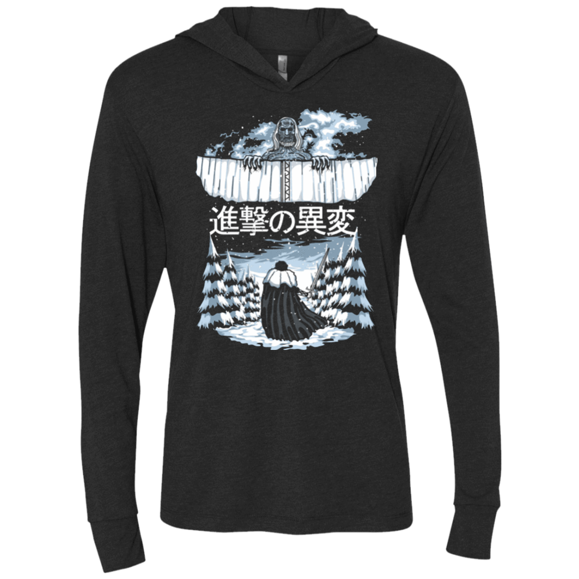 T-Shirts Vintage Black / X-Small Attack of the Others Triblend Long Sleeve Hoodie Tee