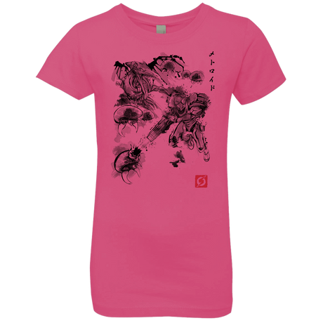 T-Shirts Hot Pink / YXS Attack of the space pirates Girls Premium T-Shirt