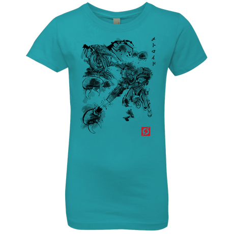 T-Shirts Tahiti Blue / YXS Attack of the space pirates Girls Premium T-Shirt