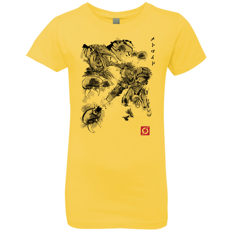 T-Shirts Vibrant Yellow / YXS Attack of the space pirates Girls Premium T-Shirt