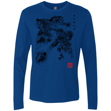 T-Shirts Royal / Small Attack of the space pirates Men's Premium Long Sleeve