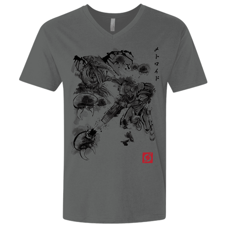 T-Shirts Heavy Metal / X-Small Attack of the space pirates Men's Premium V-Neck