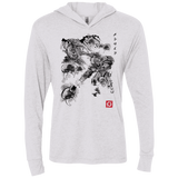 Attack of the space pirates Triblend Long Sleeve Hoodie Tee