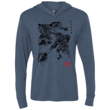 Attack of the space pirates Triblend Long Sleeve Hoodie Tee