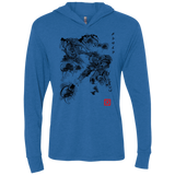 Attack of the space pirates Triblend Long Sleeve Hoodie Tee