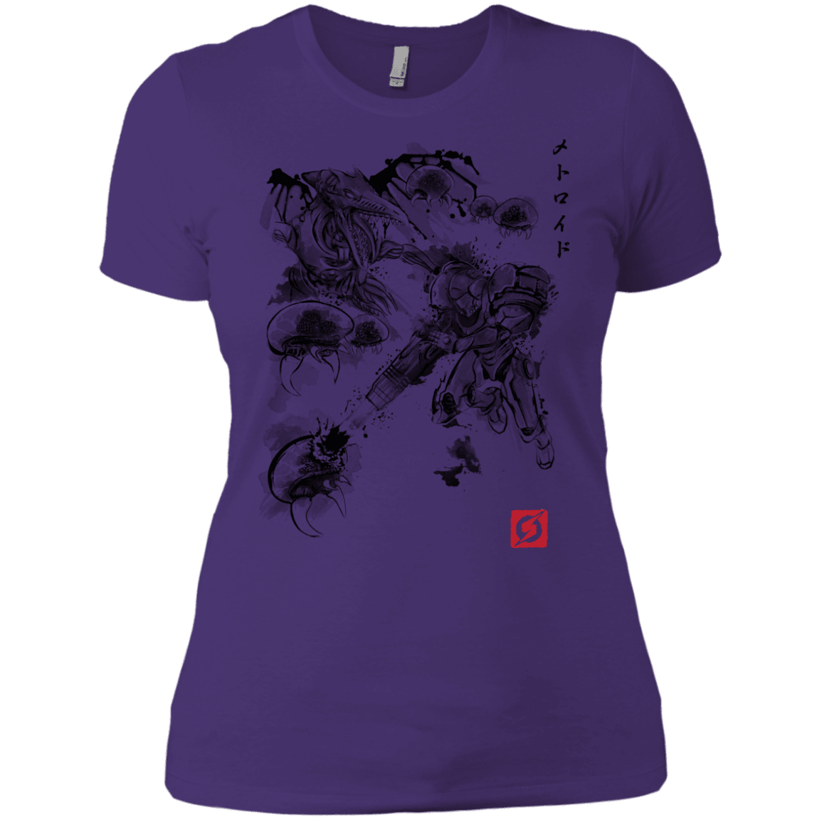 T-Shirts Purple Rush/ / X-Small Attack of the space pirates Women's Premium T-Shirt