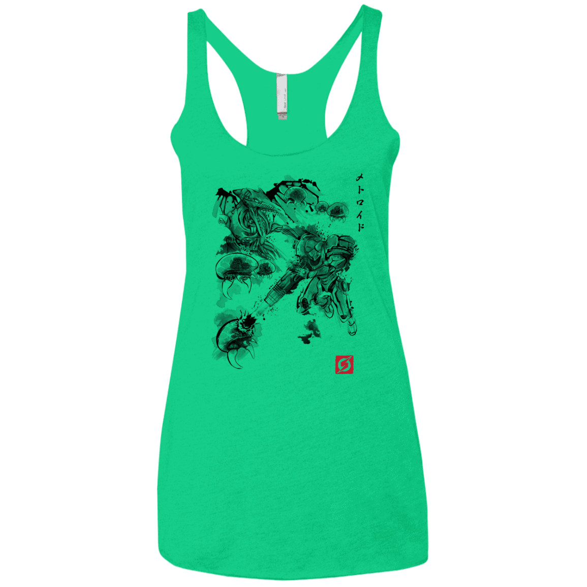 T-Shirts Envy / X-Small Attack of the space pirates Women's Triblend Racerback Tank