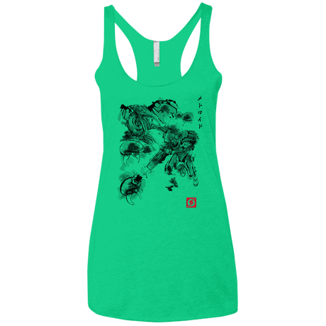 T-Shirts Envy / X-Small Attack of the space pirates Women's Triblend Racerback Tank