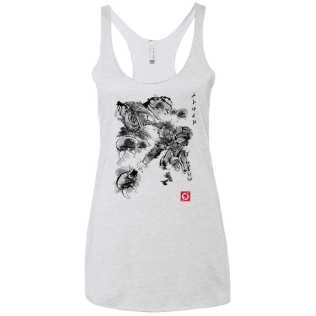 T-Shirts Heather White / X-Small Attack of the space pirates Women's Triblend Racerback Tank