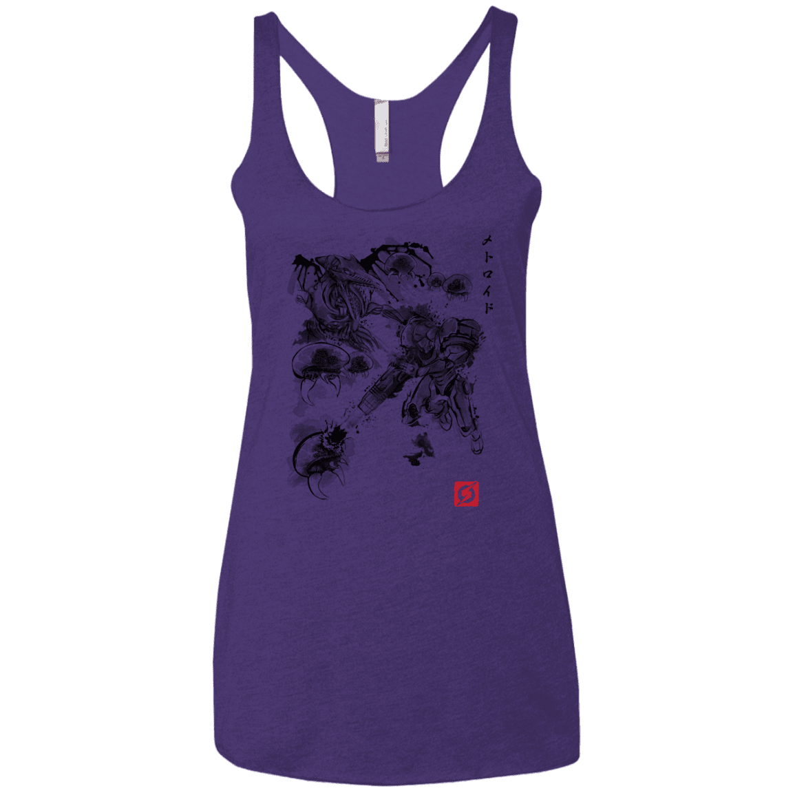 T-Shirts Purple / X-Small Attack of the space pirates Women's Triblend Racerback Tank