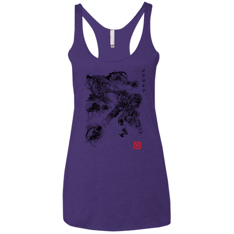T-Shirts Purple / X-Small Attack of the space pirates Women's Triblend Racerback Tank