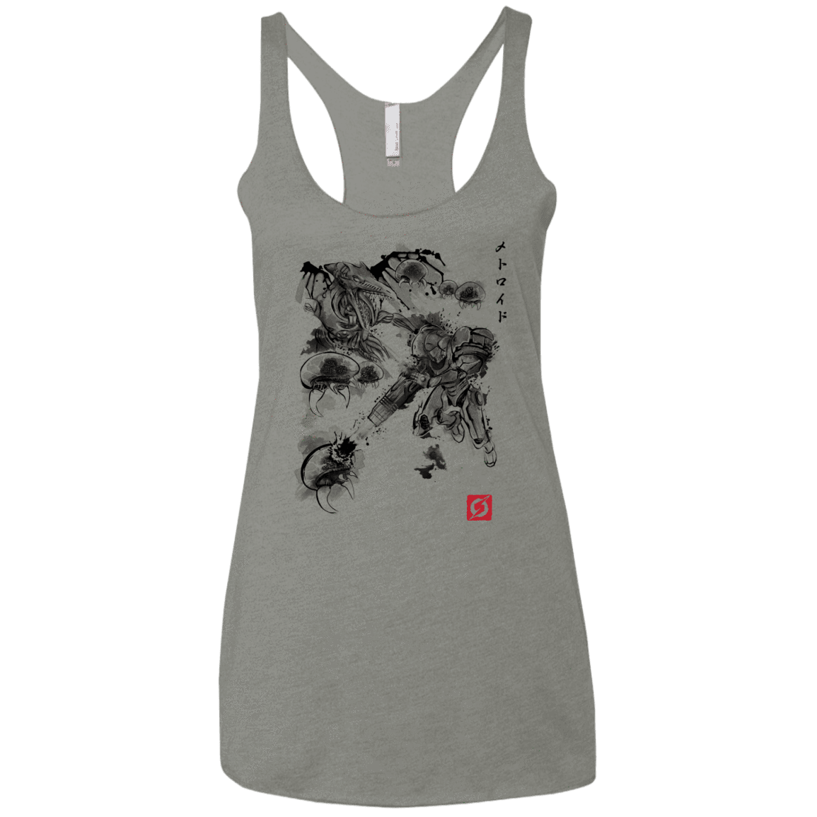 T-Shirts Venetian Grey / X-Small Attack of the space pirates Women's Triblend Racerback Tank