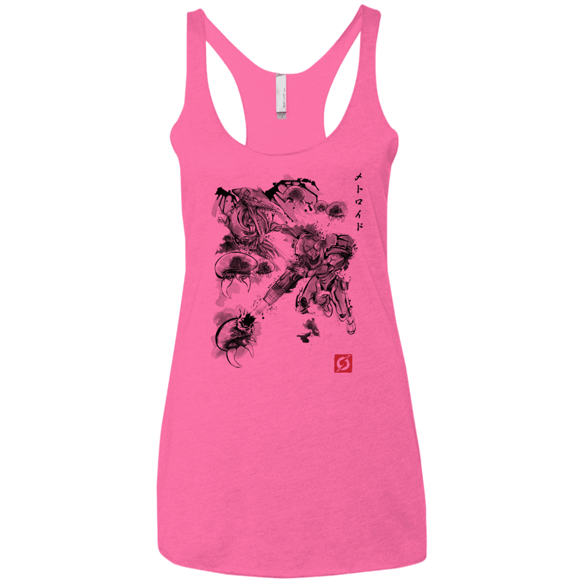 T-Shirts Vintage Pink / X-Small Attack of the space pirates Women's Triblend Racerback Tank