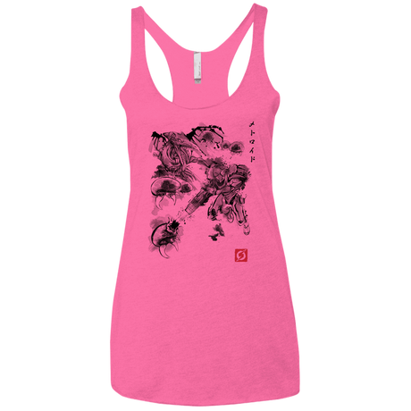 T-Shirts Vintage Pink / X-Small Attack of the space pirates Women's Triblend Racerback Tank
