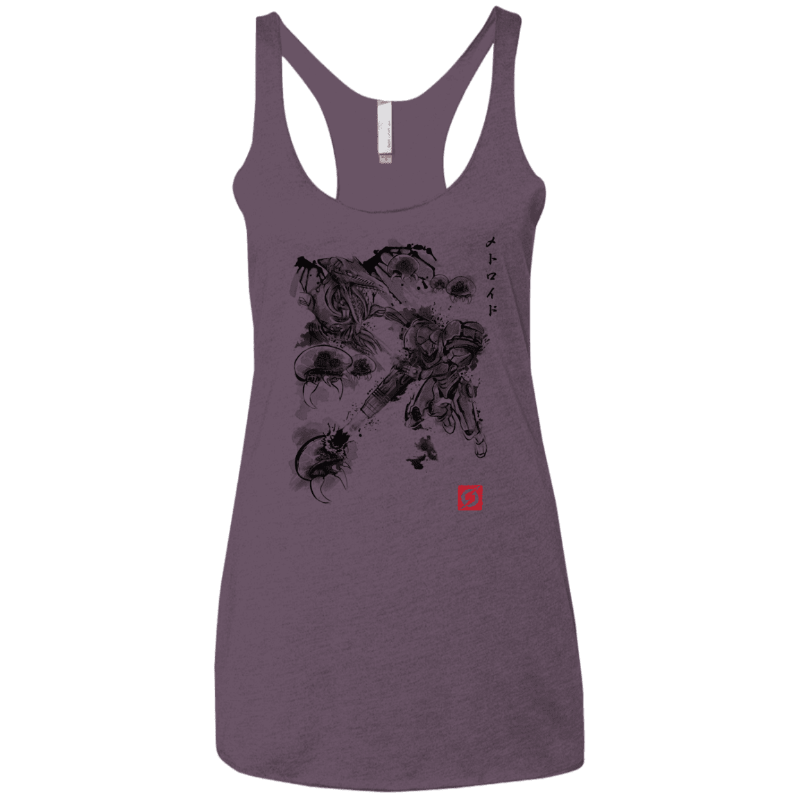 T-Shirts Vintage Purple / X-Small Attack of the space pirates Women's Triblend Racerback Tank