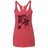 T-Shirts Vintage Red / X-Small Attack of the space pirates Women's Triblend Racerback Tank