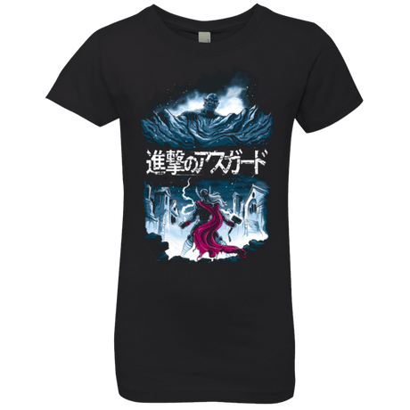 T-Shirts Black / YXS Attack On Asgard Girls Premium T-Shirt