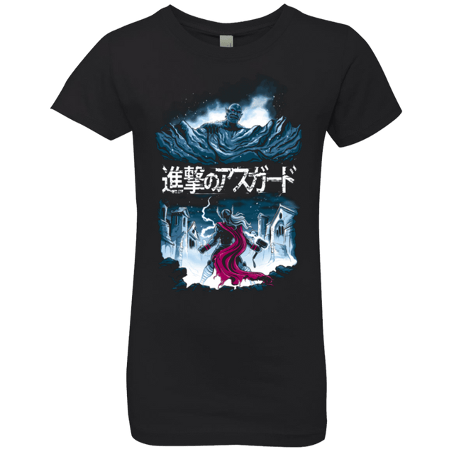 T-Shirts Black / YXS Attack On Asgard Girls Premium T-Shirt