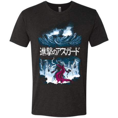 T-Shirts Vintage Black / Small Attack On Asgard Men's Triblend T-Shirt
