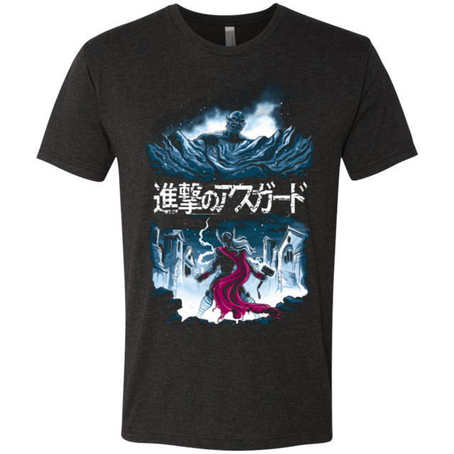 T-Shirts Vintage Black / Small Attack On Asgard Men's Triblend T-Shirt
