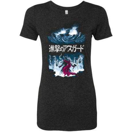 T-Shirts Vintage Black / Small Attack On Asgard Women's Triblend T-Shirt