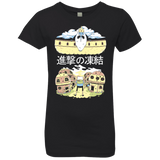 T-Shirts Black / YXS Attack on Freeze Girls Premium T-Shirt
