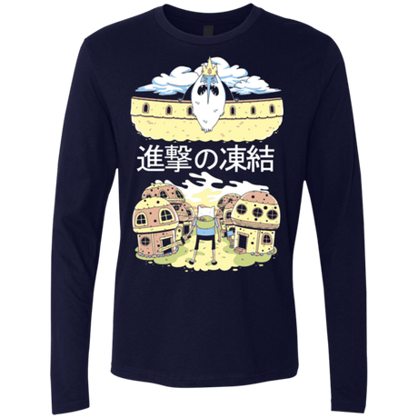 T-Shirts Midnight Navy / Small Attack on Freeze Men's Premium Long Sleeve