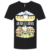 T-Shirts Black / X-Small Attack on Freeze Men's Premium V-Neck