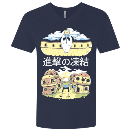 T-Shirts Midnight Navy / X-Small Attack on Freeze Men's Premium V-Neck