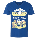 T-Shirts Royal / X-Small Attack on Freeze Men's Premium V-Neck