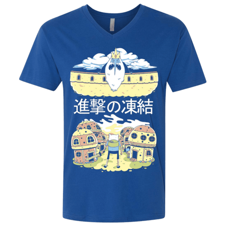 T-Shirts Royal / X-Small Attack on Freeze Men's Premium V-Neck