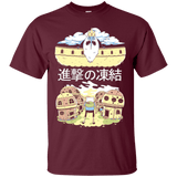 T-Shirts Maroon / Small Attack on Freeze T-Shirt