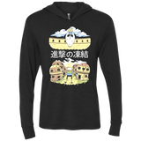 T-Shirts Vintage Black / X-Small Attack on Freeze Triblend Long Sleeve Hoodie Tee