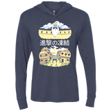 T-Shirts Vintage Navy / X-Small Attack on Freeze Triblend Long Sleeve Hoodie Tee