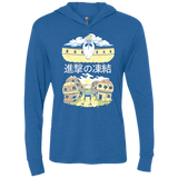 T-Shirts Vintage Royal / X-Small Attack on Freeze Triblend Long Sleeve Hoodie Tee