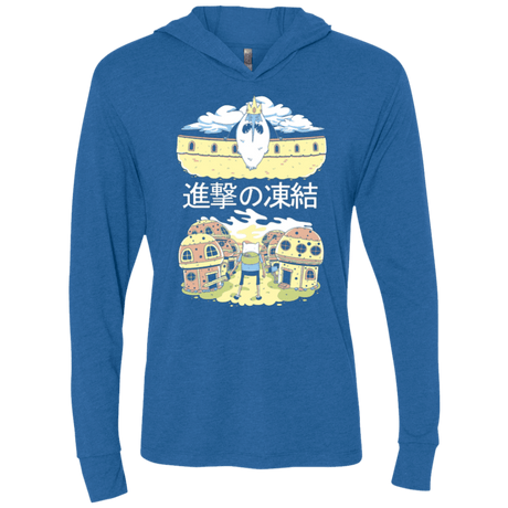 T-Shirts Vintage Royal / X-Small Attack on Freeze Triblend Long Sleeve Hoodie Tee