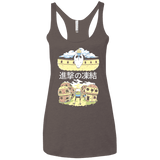 T-Shirts Macchiato / X-Small Attack on Freeze Women's Triblend Racerback Tank