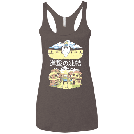 T-Shirts Macchiato / X-Small Attack on Freeze Women's Triblend Racerback Tank