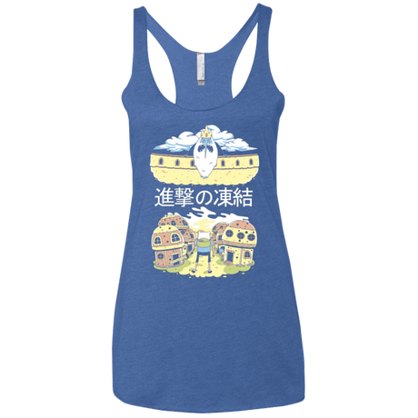 T-Shirts Vintage Royal / X-Small Attack on Freeze Women's Triblend Racerback Tank