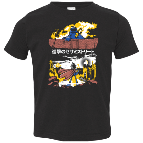 T-Shirts Black / 2T Attack on Sesame Street Toddler Premium T-Shirt