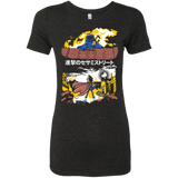 T-Shirts Vintage Black / Small Attack on Sesame Street Women's Triblend T-Shirt